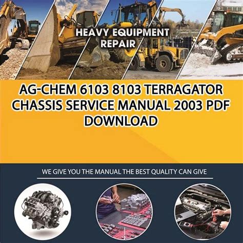 Factory Original AG-CHEM <b>TERRAGATOR</b> <b>8103</b> <b>Manuals</b> Click below to select your product AG-CHEM <b>TERRAGATOR</b> <b>8103</b>. . Terragator 8103 manual